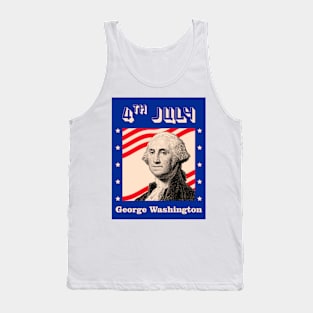 George Washington 4th Of July Tank Top